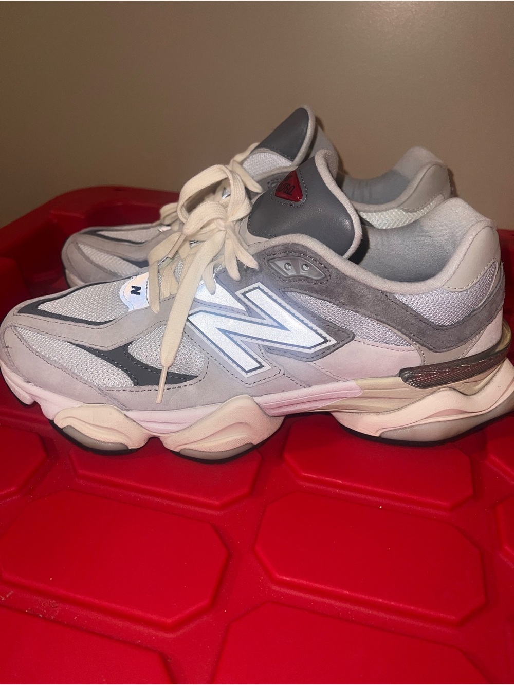 New Balance Gray and White Men’s Sneakers